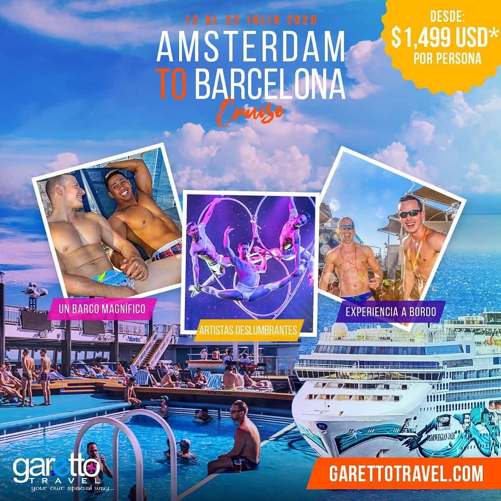 Amsterdam to Barcelona Cruise Garetto Travel